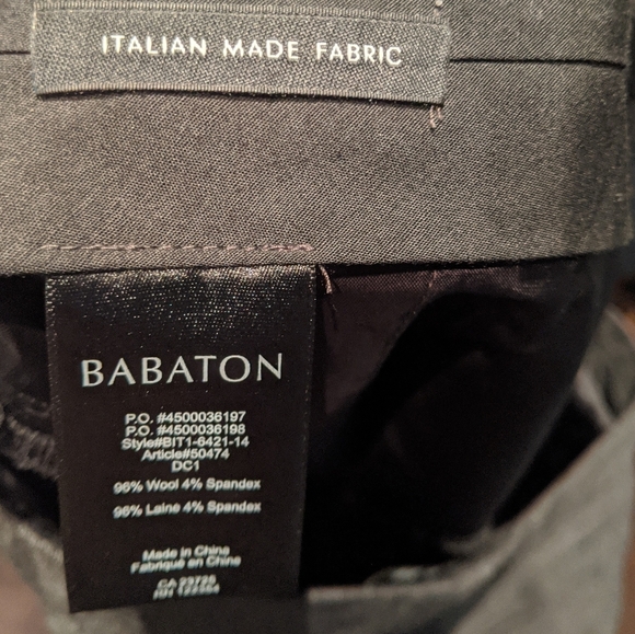 Dark Grey Babaton Tailored Trousers - Picture 5 of 9